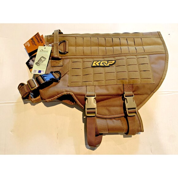 KQP Tactical Dog Harness No-pull Extra Large Military Training Vest Handle - NIB - Picture 8 of 10